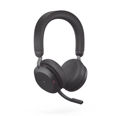 Jabra Evolve2 75, Auricular stereo versión MS con cancelación de ruido activa, dongle USB-A indicador de ocupado (Busylight)(27599-999-999)