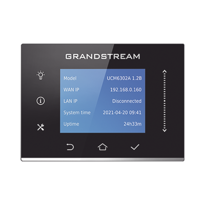 Conmutador IP-PBX para hasta 500 usuarios y 75 llamadas simultaneas, 2FXO, 2FXS, solución para PyMEs