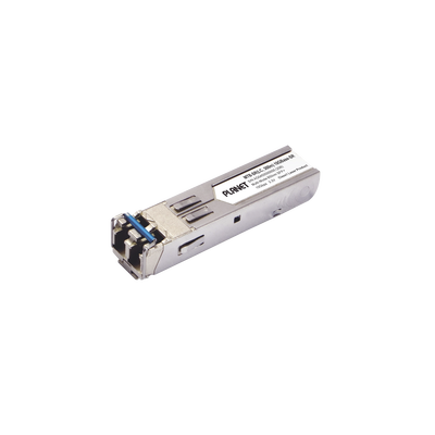 Transceptor Industrial, SFP de 10 G, Conector LC, Fibra Multimodo, Hasta 300 m, Soporta temperaturas de -40 a 85°C.