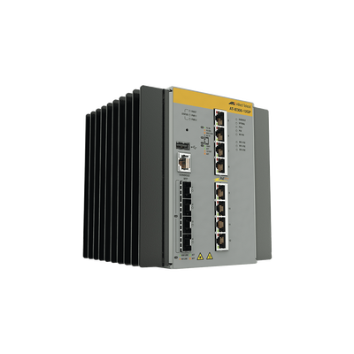 Switch Industrial Hi-PoE Continuo Administrable Capa 3 de 8 x 10/100/1000 Mbps + 4 Puertos SFP, 240 W.