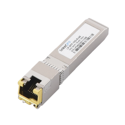 Transceptor SFP+ a RJ45 / 10 Gbps / Conector RJ45 / Distancia de hasta 30 m.