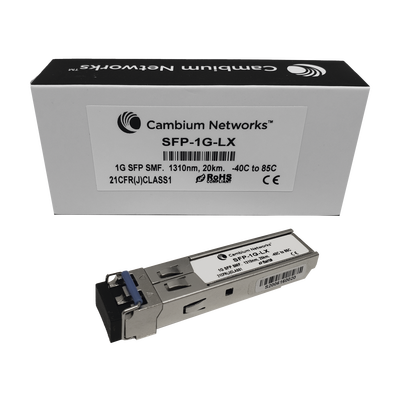 Transceptor MiniGbic SFP, 1 Gbps, Monomodo, distancia hasta 20 km, conector LC