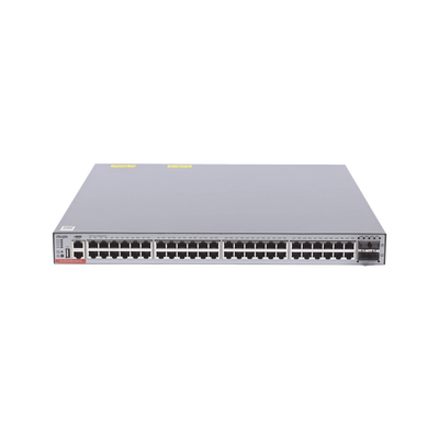 Switch Administrable Capa 3 PoE con 48 puertos Gigabit 802.3af/at + 4 SFP+ para fibra 10Gb, hasta 1,480 watts, gestión gratuita desde la nube.