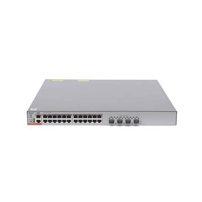 Switch Administrable Capa 3 PoE con 24 puertos Gigabit 802.3af/at + 4 SFP+ para fibra 10Gb, hasta 740 watts, gestión gratuita desde la nube.