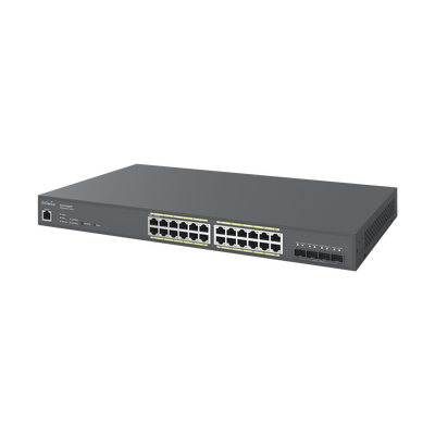 Switch PoE + Gigabit 410W de 24 puertos gestionado en la nube