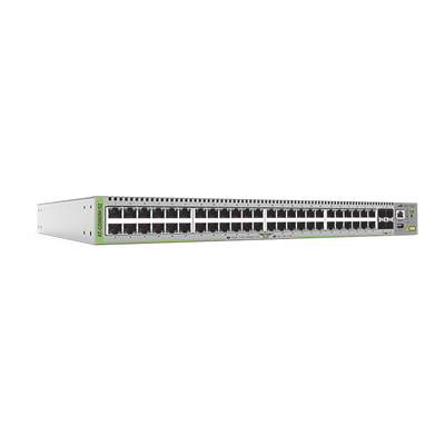 Switch Administrable CentreCOM GS980M, Capa 3 de 48 puertos 10/100/1000Mbps + 4 SFP Gigabit