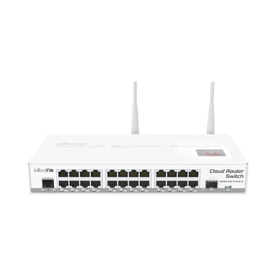 Cloud Router Switch CRS125-24G-1S-2HnD-IN 24 Puertos Gigabit Ethernet, 1 Puerto SFP, 802.11b/g/n, Para escritorio