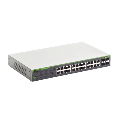 Switch Gigabit WebSmart de 24 puertos 10/100/1000 Mbps (4 x Combo) + 4 puertos gigabit SFP (Combo)