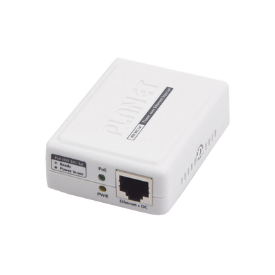 Inyector PoE 802.3af de 1 Puerto Gigabit 10/100/1000 Mbps (End-Span)