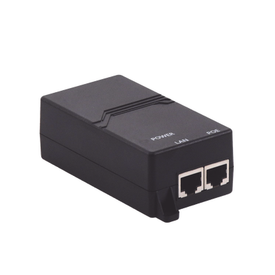 Inyector PoE Pasivo 48vcc Gigabit para APs Grandstream hasta 24W GWN7605, GWN7605LR, GWN7615, GWN7630, GWN7630LR, GWN7660, GWN7660LR y GWN7664.