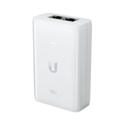 Adaptador PoE Ubiquiti (48 VDC, 0.65A) puerto Gigabit, ideal para equipos UniFi