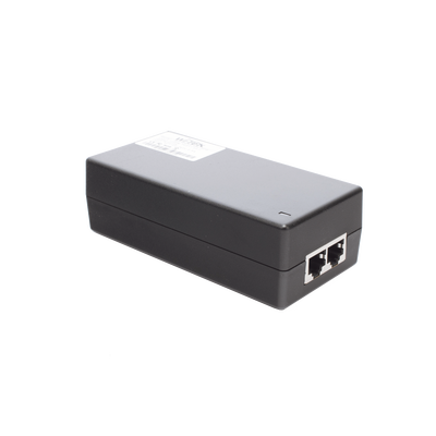 Inyector Hi-PoE 60 W Gigabit / Alimenta Equipos PoE 802.3 af/at/bt / Para Interior / Alcance de 100 metros