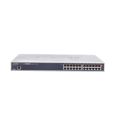 Inyector HUB high PoE 802.3at (Mid-span) administrable de 12 puertos 10/100/1000 Mbps