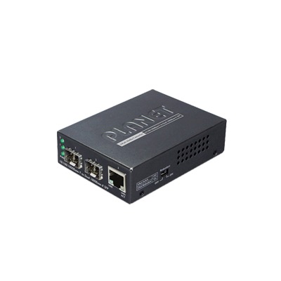 Convertidor de Medios con Doble Puerto SFP 1000BASE-FX/SX/LX y Puerto Ethernet 1000Base-T 