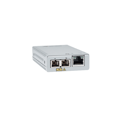 Convertidor de medios Gigabit Ethernet a fibra óptica, conector SC, multimodo (MMF), distancia de 220 hasta 500 m