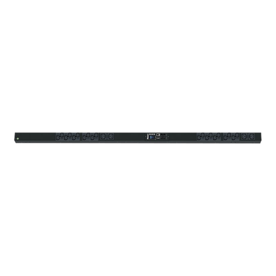 PDU Monitoreable (MI) para Distribución de Energía, Enchufe de Entrada NEMA L6-20P, Con 20 Salidas C13 y 4 C19, de Instalación Vertical, 120 o 220 Vca, 20 Amp