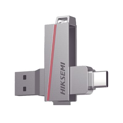 Memoria USB Dual de 256 GB / USB-C y USB-A / Transferencia de Alta Velocidad / Metálica / Compatible con Dispositivos Móviles, Windows, Mac y Linux