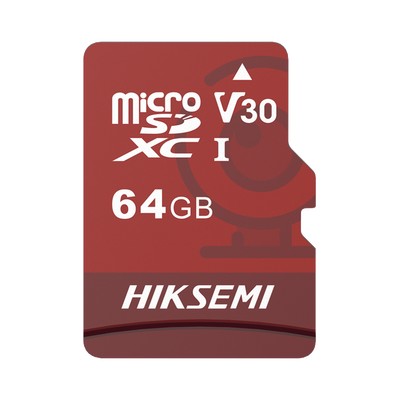 Memoria microSD / Clase 10 de 64GB / Especializada Para Videovigilancia (Uso 24/7) / Compatibles con cámaras HIKVISION y Otras Marcas / 95 MB/s Lectura / 40 MB/s Escritura