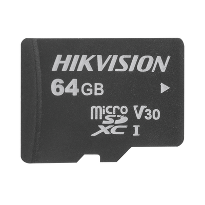 Memoria microSD / Clase 10 de 64 GB / Especializada Para Videovigilancia (Uso 24/7) / Compatibles con cámaras HIKVISION y Otras Marcas