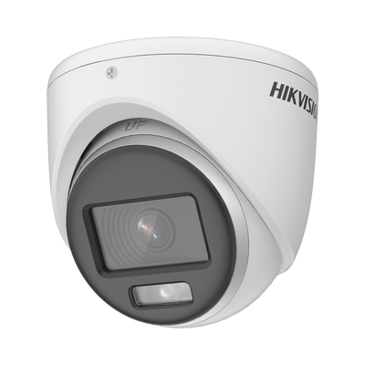 Turret TURBOHD 2 Megapixel (1080p) / Imagen a color 24/7 / Lente 2.8 mm / METAL / Luz Blanca 20 mts / Exterior IP67 / TVI-AHD-CVI-CVBS / dWDR