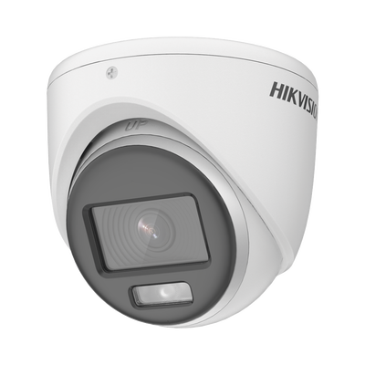 Turret TURBOHD 2 Megapixel (1080p) / Lente 2.8 mm / Dual Light (20 mts IR + 20 mts Luz Blanca) / Exterior IP67 / dWDR / Micrófono Integrado 