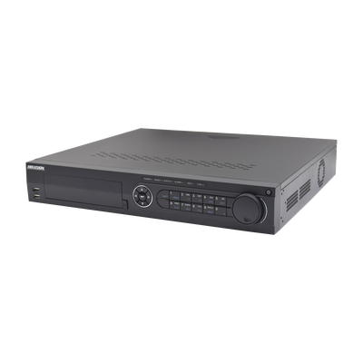 DVR 16 Canales TurboHD + 4 Canales IP / 4 Megapixel / 4 Bahías de Disco Duro / 4 Canales de Audio / Videoanalisis / 16 Entradas de Alarma