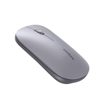 Mouse inalámbrico 2.4 GHz / Ultra Delgado y Silencioso / DPI 1000/1600/2000/4000 (Ajustable) / Alcance 10m / Scroll de Aluminio / Adaptable a diferentes superficies / Diseño suave al tacto / Contien