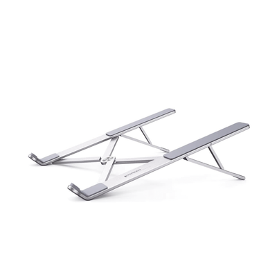 Soporte Portátil de Aluminio / Amplia Compatibilidad de 11-17.3" / Ajuste de Altura 46.5 mm-136.5 mm / Capacidad de carga de 5 kg / Diseño Plegable / Material de Aleación de Aluminio + Silicona / D