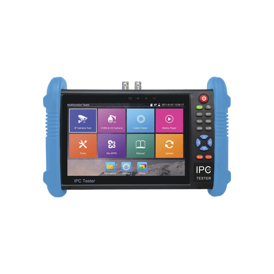 Probador de Vídeo Android con Pantalla LCD de 7" para IP ONVIF / HD-TVI (8MP), HD-CVI (8MP) y AHD (5MP) / Wi-Fi, Scanner IP, WiFi, entrada HDMI