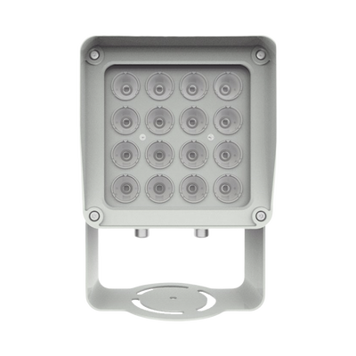 Lampara IR de Luz Continua / 16 Lámparas LED / Distancia Efectiva 16 a 25 metros / Cobertura 40° / Exterior IP66