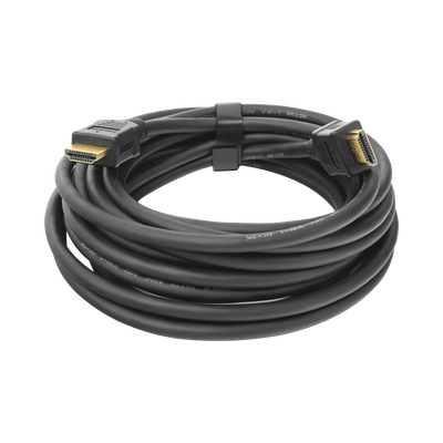 Cable HDMI de 5 Metros (High Speed) / Resolución 4K / Soporta Canal de Retorno de Audio (ARC)/ Soporta 3D / Blindado para Reducir Interferencia / Chapado en Oro / Alta Resistencia y Durabilidad.