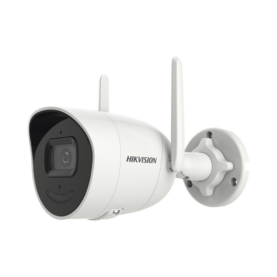 Bala IP 4 Megapixel / Lente 2.8 mm / 30 mts IR / Exterior IP66 / Wi-Fi / WDR 120 dB / H.265 / Micrófono y Bocina Interconstruido / MicroSD