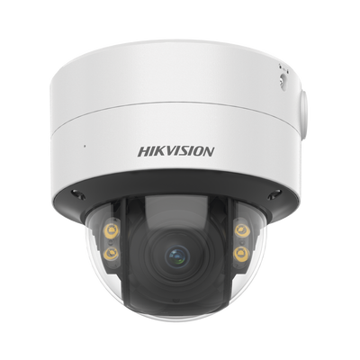 Domo IP 4 Megapixel / Imagen a Color 24/7 / Lente 2.8 - 12 mm / Luz Blanca 40 mts / WDR 130 dB / Exterior IP67 / IK10 / Captura Facial / Videoanaliticos / AcuSense