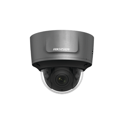 Domo IP 5 Megapixel / 30 mts IR EXIR / Lente Mot. 2.8 a 12 mm / WDR / IP67/ IK10 / Vídeo Análisis / Color negro / MicroSD