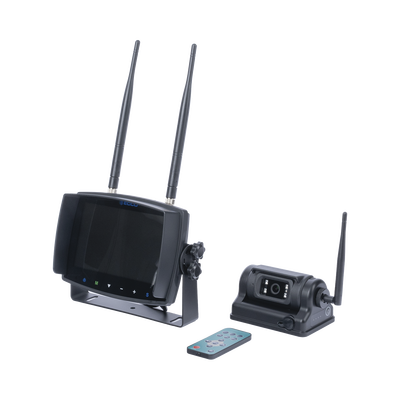 Sistema inalámbrico de reversa con cámara infrarroja , imán y monitor de 7" táctil