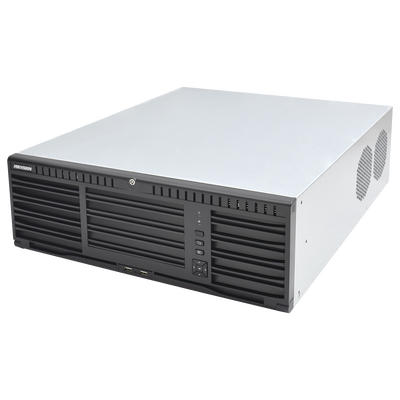 NVR 12 Megapixel (4K) / 256 canales IP / 16 Bahías de Disco Duro / 4 Puertos de Red / Soporta RAID con Hot Swap / NVR de Alto Desempeño