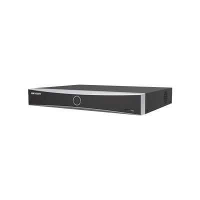 NVR 12 Megapíxel (4K) / 8 canales IP / AcuSense (Evita Falsas Alarmas)  / Reconocimiento Facial / 1 Bahía de Disco Duro / HDMI en 4K / Sin Puertos PoE