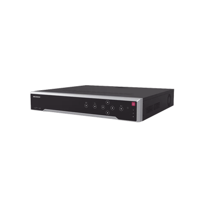 [Doble Poder de Decodificación] NVR 32 Megapixel (8K) / 32 Canales IP / 24 Puertos PoE+ / AcuSense / ANPR / Conteo de Personas / Heat Map / 4 Bahías de Disco Duro  / HDMI en 8K / Soporta POS / Alarm