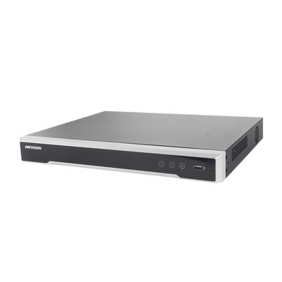 NVR 8 Megapixel (4K) / 8 canales IP / 8 Puertos PoE+ / Soporta Cámaras con AcuSense / 2 Bahías de Disco Duro / Switch PoE 250 mts / HDMI en 4K