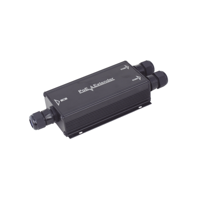 EXTENSOR POE GIGABIT para 100 METROS / INTEMPERIE (IP66) / 1 PUERTO DE ENTRADA POE / 2 PUERTO SALIDA POE (Extiende y divide a 2 Salidas) / Compatible con IEEE802.3af e IEEE802.3at / No requiere fuente