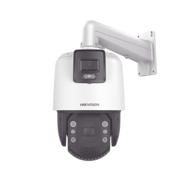 [TandemVu] Domo PTZ IP 2 Megapixel con Cámara Panoramica 4 Megapixel / 32X Zoom / 200 mts IR / IP66 / IK10  / WDR / Hi-PoE / Entrada-Salida de Audio y Alarma / Ultra Baja Iluminación / MicroSD