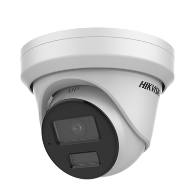 Turret IP 6 Megapixel  / Lente 2.8 mm / Micrófono Integrado / 40 mts IR / Exterior IP67 / WDR 120 dB / Entrada y salida de Audio y Alarma / Captura Facial / Onvif / MicroSD