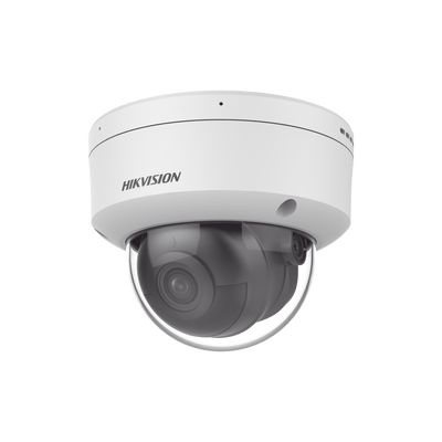 Domo IP 4 Megapixel / Lente 2.8 mm / Dual Light (40 mts IR + 40 mts Luz Blanca ) / Darkfighter S / Exterior IP67 / IK10 / Microfono Integrado / WDR 130 dB / AcuSense / Captura Facial / HEOP