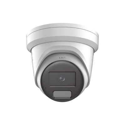 [ PROTECCIÓN ACTIVA ] Turret IP 4 Megapixel / Imagen a Color 24/7 / Lente 2.8 mm / Luz Blanca 40 mts / Exterior IP67 / Luz Intermitente y Alerta de Audio / Micrófono Integrado / Videoanaliticos (Fil