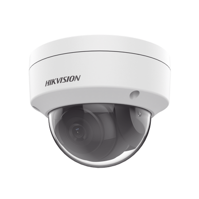 Domo IP 5 Megapixel / Lente 2.8 mm / 30 mts IR / WDR 120 dB / Exterior IP67 / Micrófono Integrado / H.265+ / PoE / ONVIF / MicroSD 