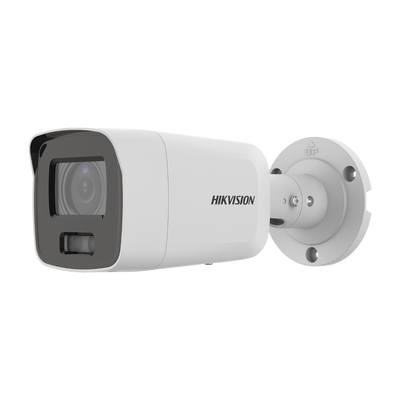 Bala IP 8 Megapixel / Imagen a color 24/7 / Lente 2.8 mm / Luz Blanca 40 mts / Exterior IP67 / WDR 130 dB / Entrada y Salida de Audio y Alarma / Captura Facial / Onvif / MicroSD