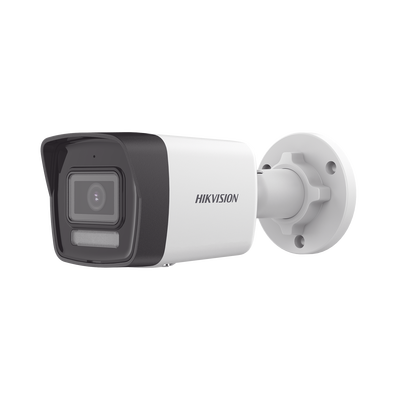 Bala IP 2 Megapixel / Lente 2.8 mm / Dual Light (30 mts IR + 20 mts Luz Blanca) / Micrófono Integrado / ACUSENSE Lite / Exterior IP67 / H.265 / PoE / ONVIF / Micro SD