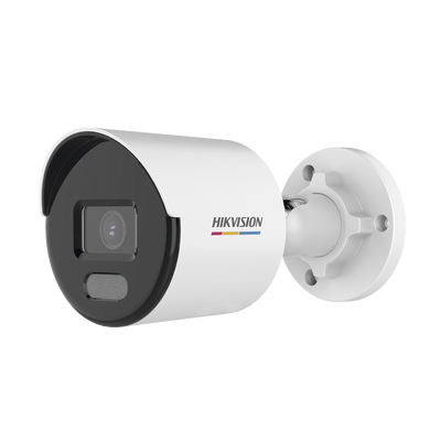 Bala IP 2 Megapixel / ACUSENSE Lite (Detección de Movimiento en Humanos y Vehículos)  / Lente 2.8 mm / Luz Blanca 30 mts / Imagen a Color 24/7 / Exterior IP67 /  WDR 120 dB / PoE / ONVIF 