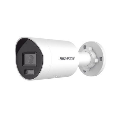 Bala IP 8 Megapixel / Lente 2.8 mm / Dual Light (40 mts IR + 40 mts Luz Blanca) /  Microfono Integrado / Exterior IP67 /   WDR 130 dB / Videoanaliticos (Filtro de Falsas Alarmas) / Captura Facial