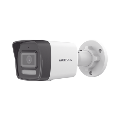 Bala IP 4 Megapixel / Lente 2.8 mm / Dual Light (30 mts IR + 20 mts Luz Blanca) / Micrófono Integrado / ACUSENSE Lite / Exterior IP67 / H.265 / PoE / ONVIF / Micro SD